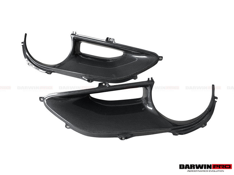 2015 - 2020 Ferrari 488 GTB/Spyder Dry Carbon Fiber Rear Light Satellite Covers