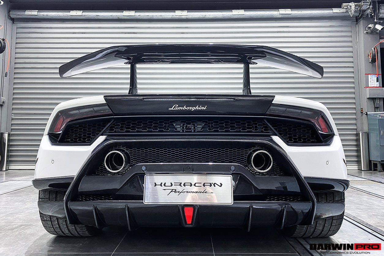 2015 - 2019 Lamborghini Huracan LP610 & LP580 Performante Style Partial Carbon Fiber Aero - Full Kit