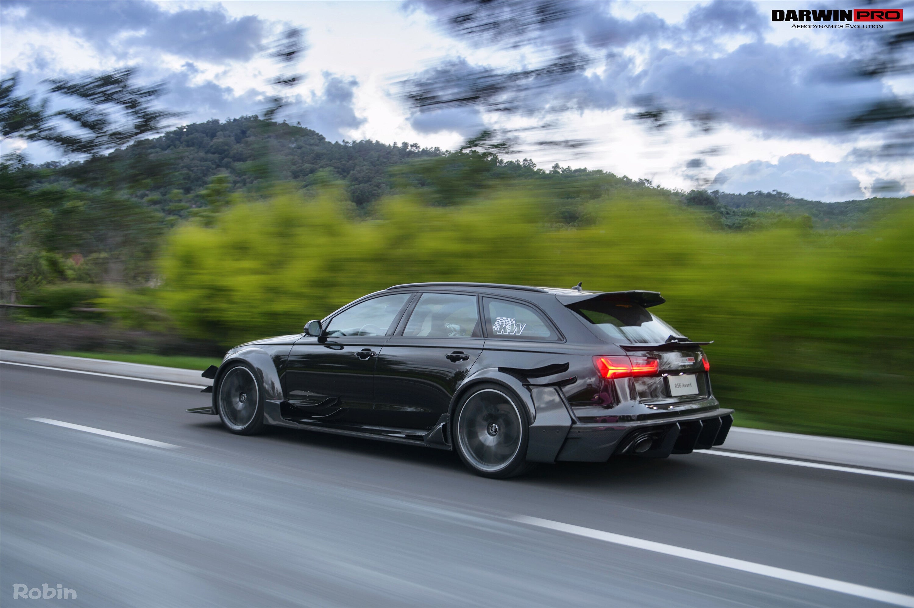 2013 - 2018 Audi RS6 Avant Bkss Style Wide Body Full Body Kit