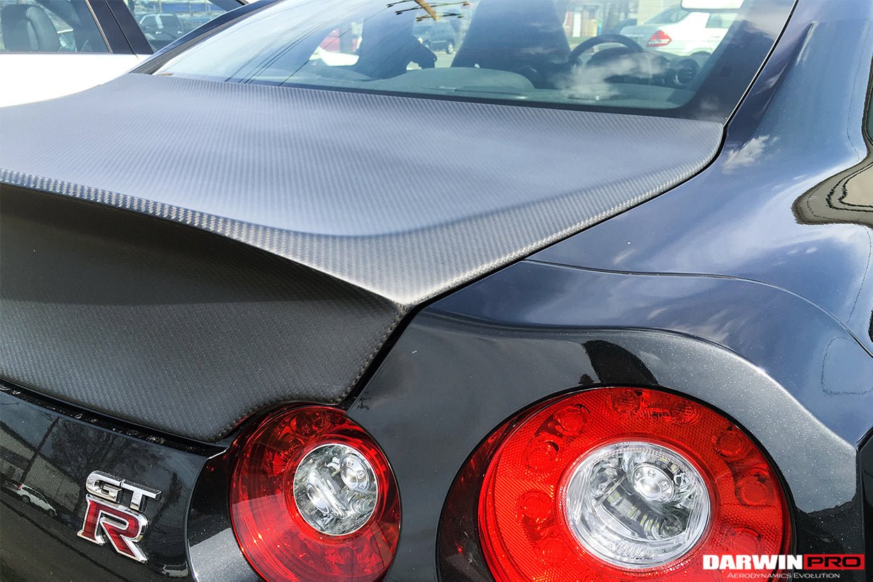 2008 - 2022 Nissan GTR R35 CBA/DBA/EBA DLK Style Carbon Fiber Trunk