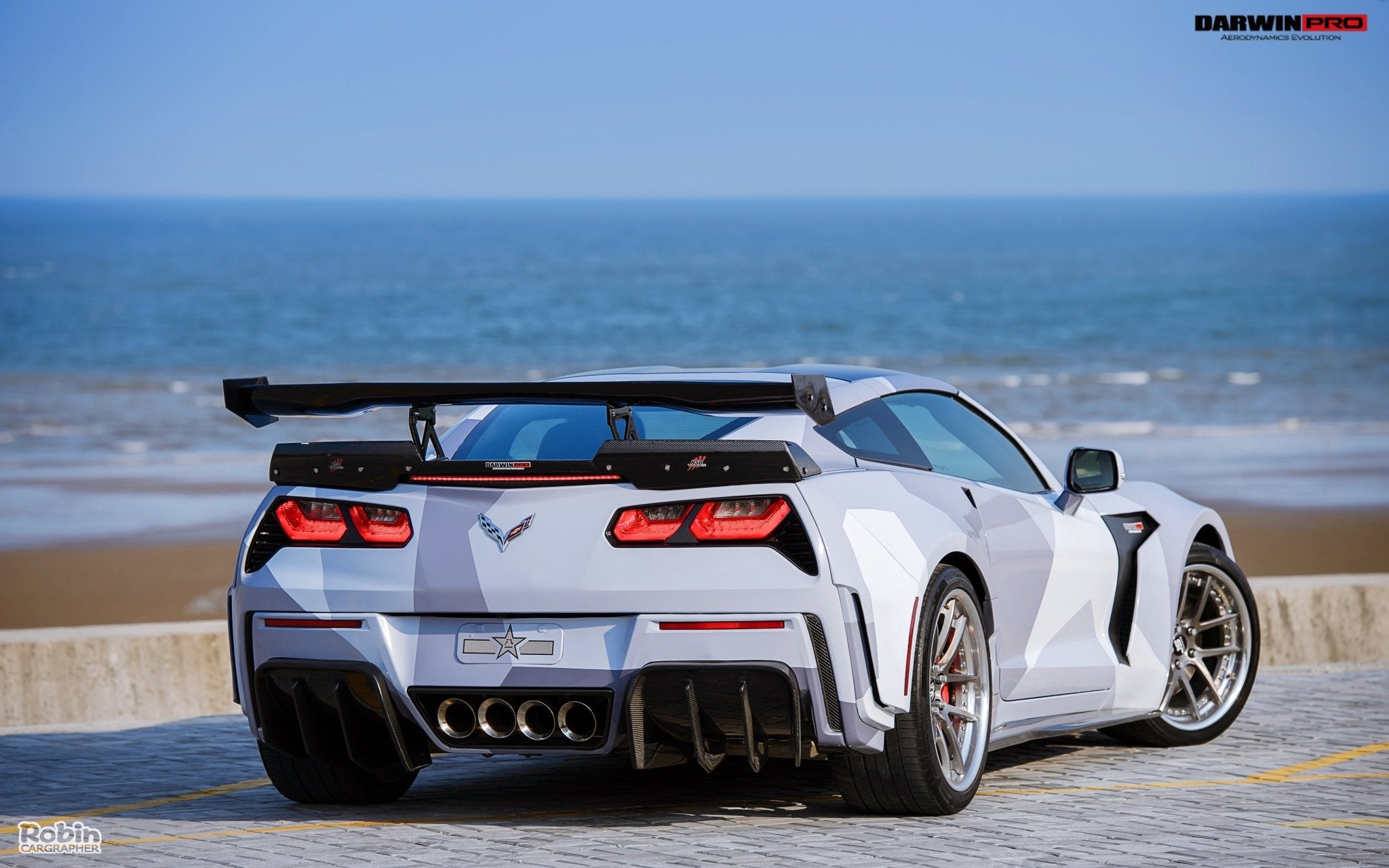 2013-2019 Corvette C7 Z51 Grandsport Z06 BKSS Style Trunk Spoiler