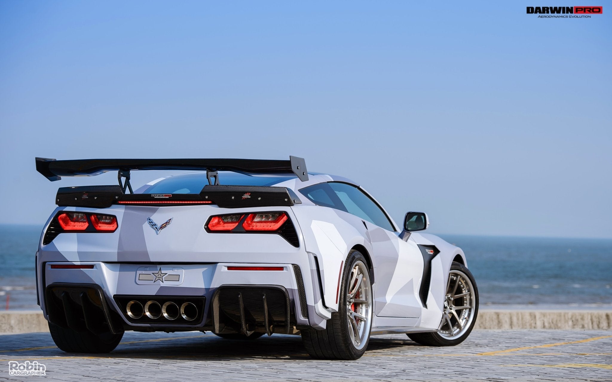 2013-2019 Corvette C7 Z51 Grandsport Z06 BKSS Style Trunk Spoiler