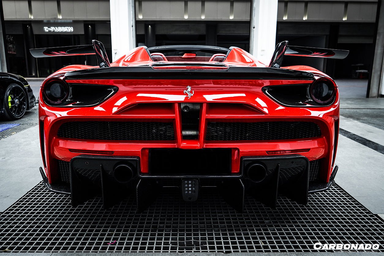 2015 - 2020 Ferrari 488 GTB/Spyder MSY Style Rear Bumper