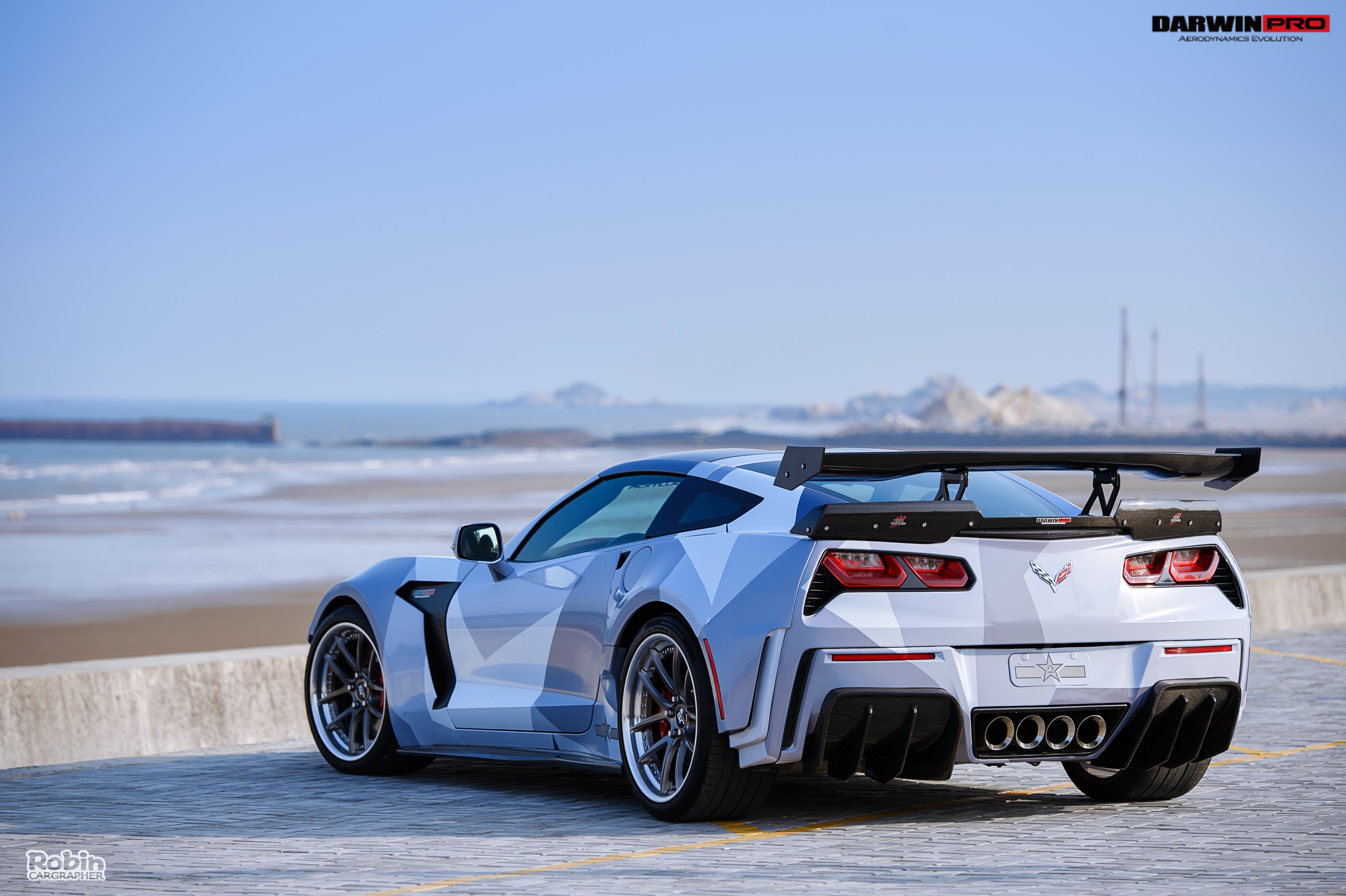 2013-2017 Corvette C7 Z51 BKSS Style Fiber Reinforce Polymer Wide Rear Fender