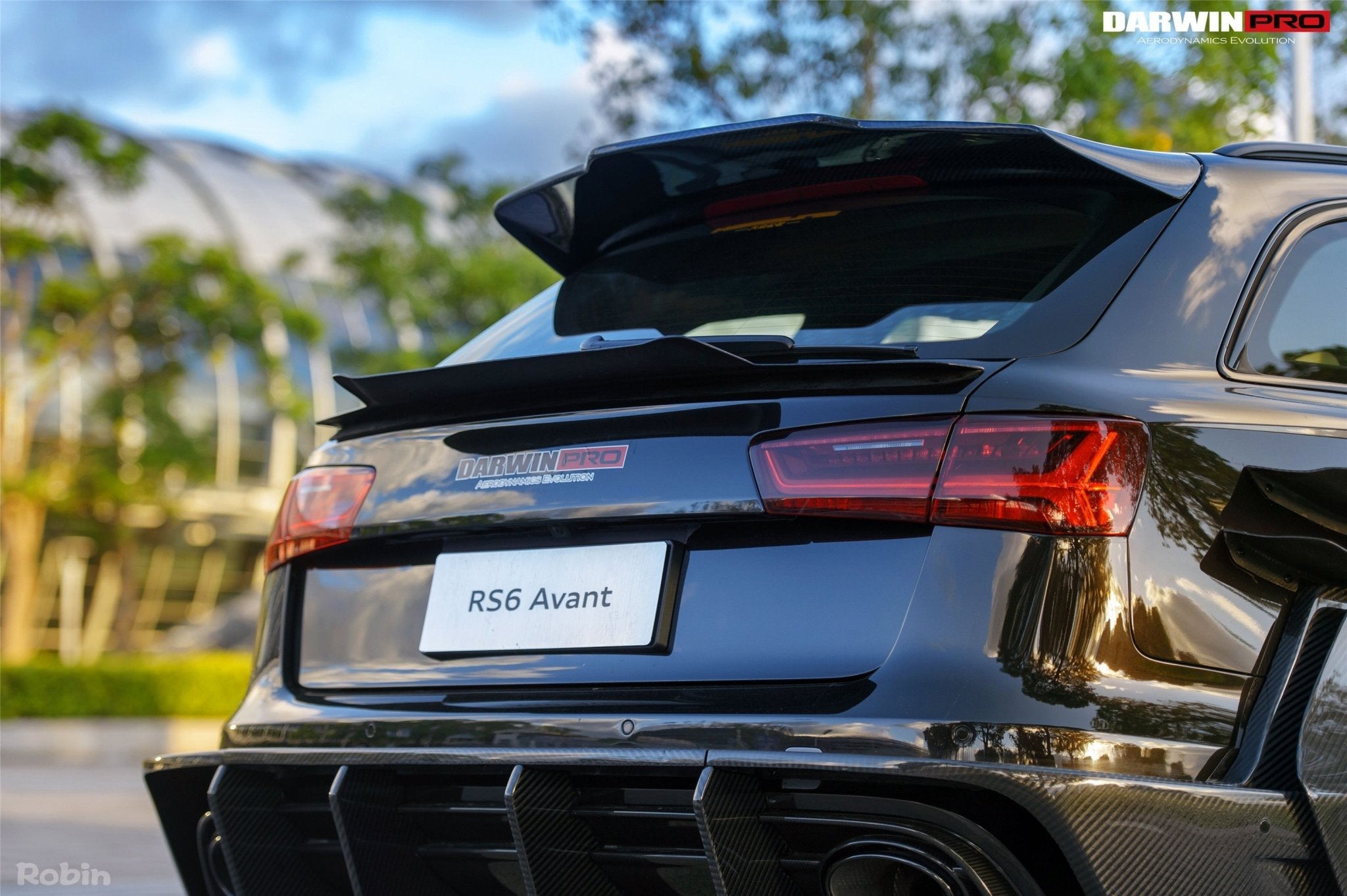 2013 - 2018 Audi RS6 Avant BKSS Style Roof Spoiler
