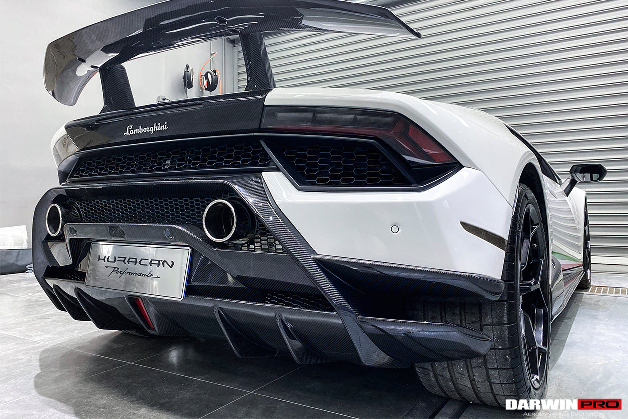 2015 - 2019 Lamborghini Huracan LP610 & LP580 Performante Style Partial Carbon Fiber Aero - Full Kit