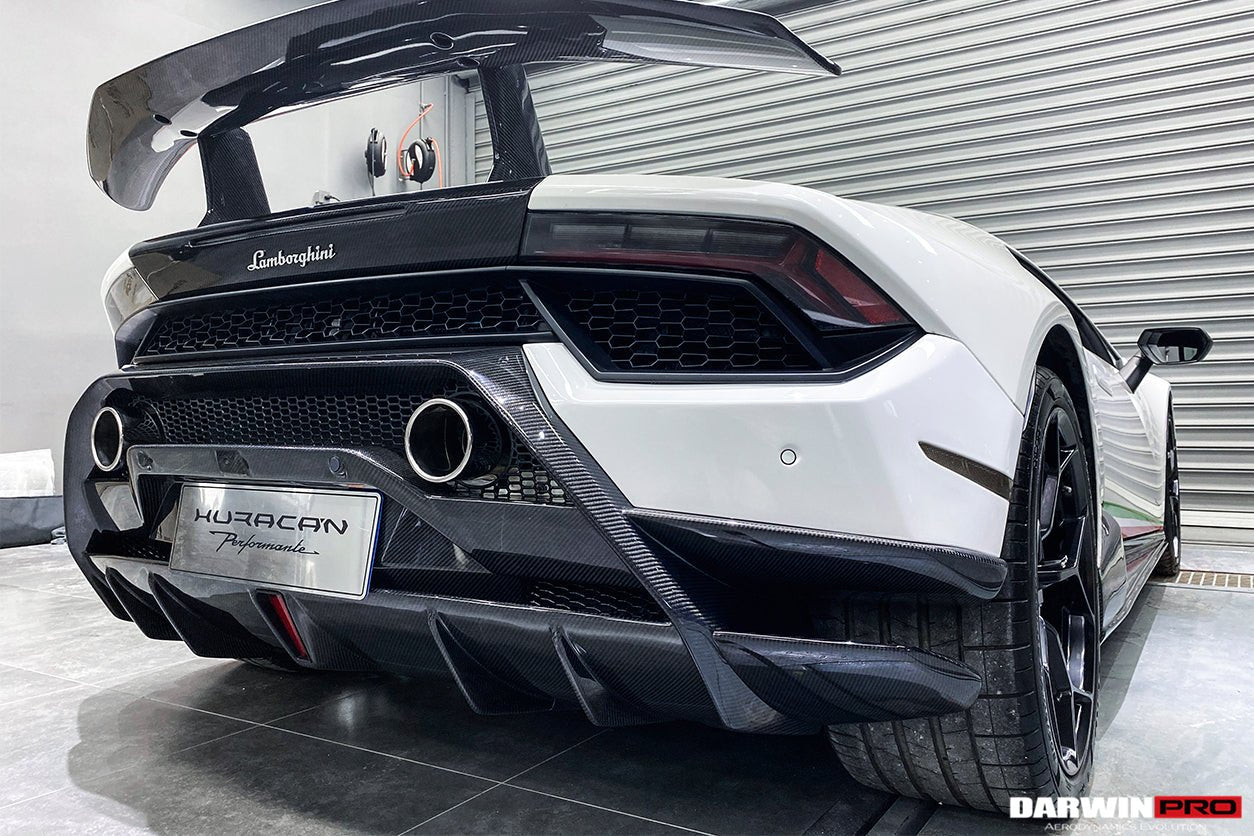 2015 - 2019 Lamborghini Huracan LP610 & LP580 Performante Style Partial Carbon Fiber Aero - Full Kit