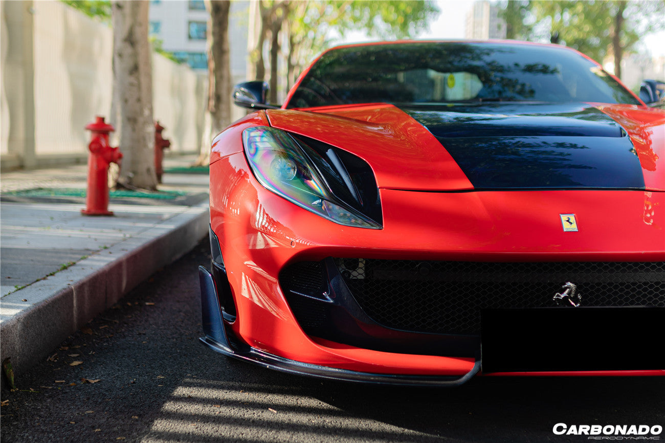 2018 - 2025 Ferrari 812 Superfast & GTS MSY Style Front Bumper Air Vent