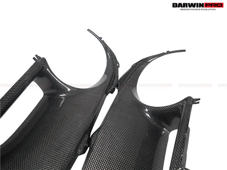 2015 - 2020 Ferrari 488 GTB/Spyder Dry Carbon Fiber Rear Light Satellite Covers