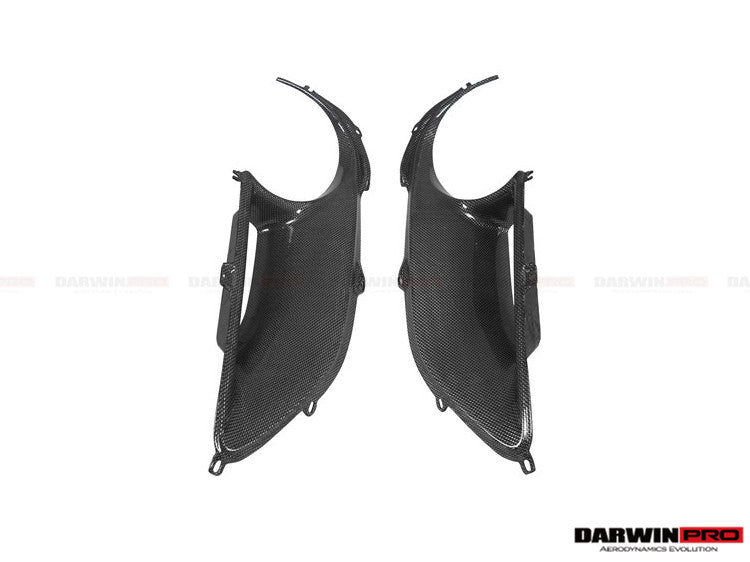 2015 - 2020 Ferrari 488 GTB/Spyder Dry Carbon Fiber Rear Light Satellite Covers