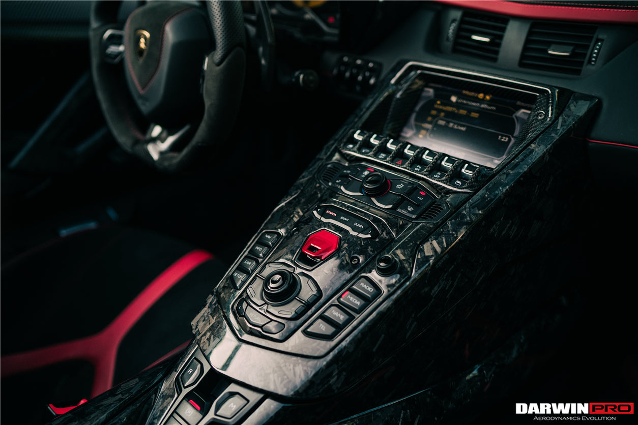 2013 - 2016 Lamborghini Aventador LP700 Roadster Carbon Fiber Center Control Surround Panel