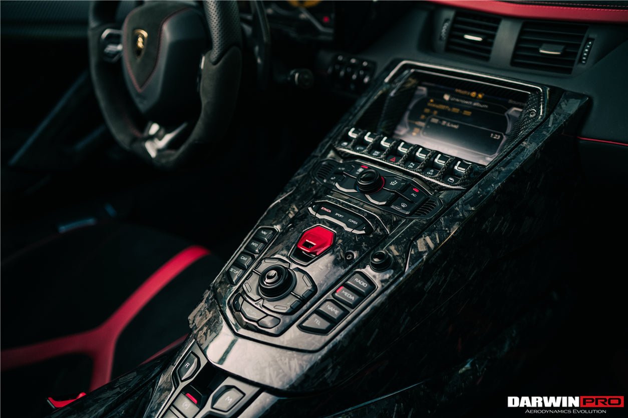 2013 - 2016 Lamborghini Aventador LP700 Roadster Carbon Fiber Center Control Surround Panel