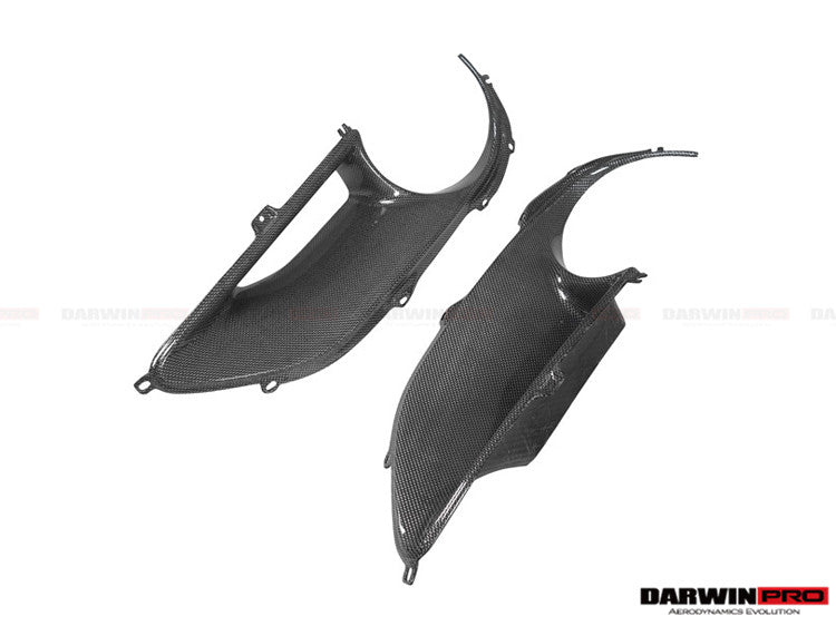 2015 - 2020 Ferrari 488 GTB/Spyder Dry Carbon Fiber Rear Light Satellite Covers