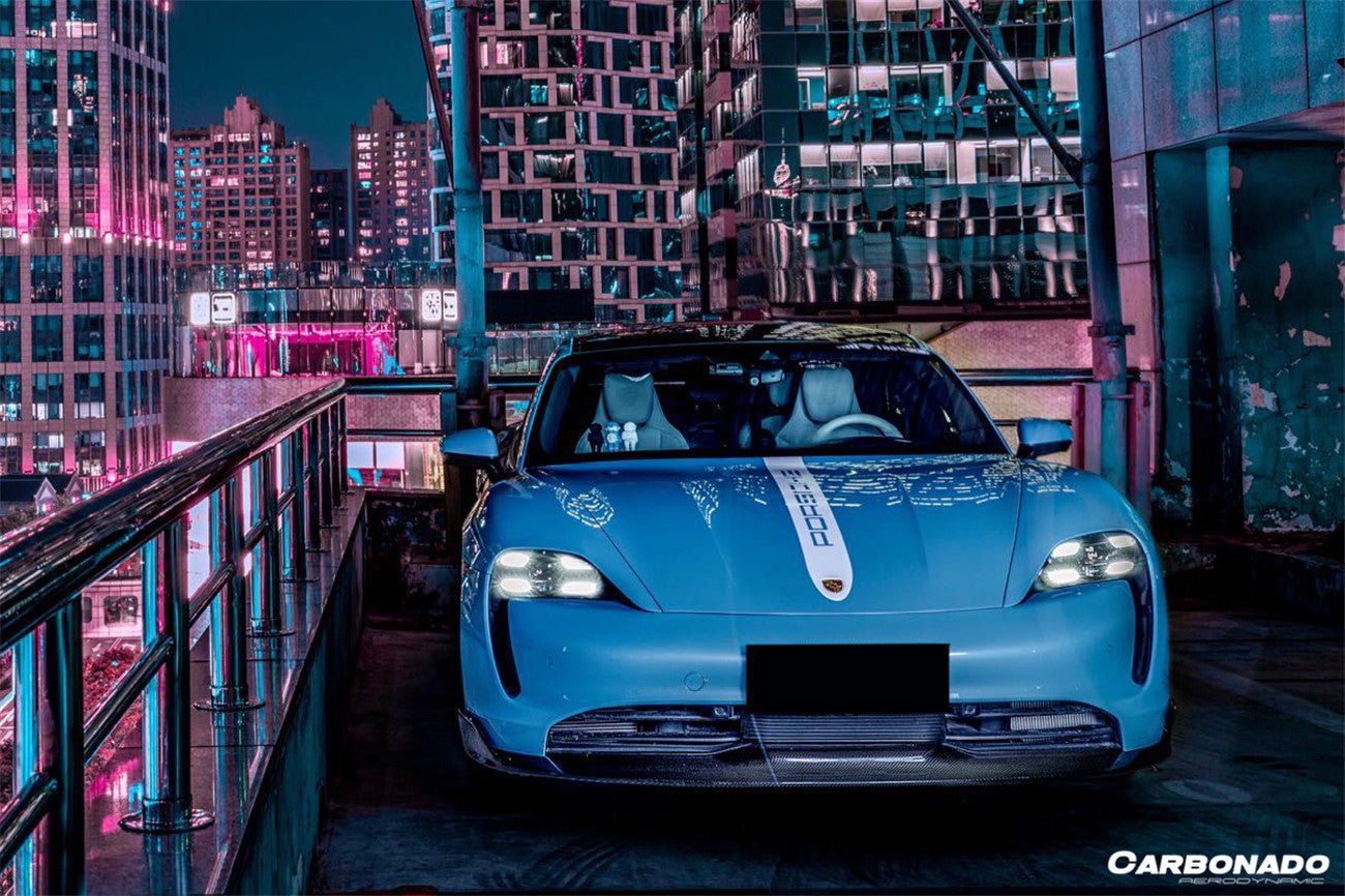 2019 - 2024 Porsche Taycan & 4 & 4S & GTS & TURBO OD Style Front Lip