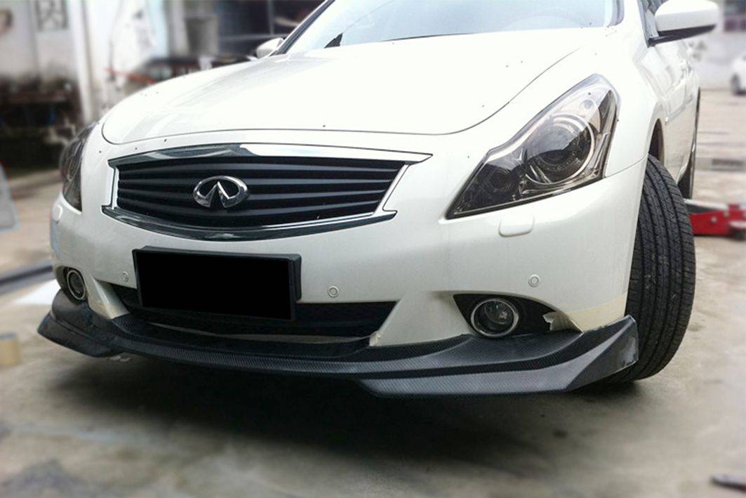 2010-2013 Infiniti G25/G37 Sedan JP Style Front Lip - Carbonado