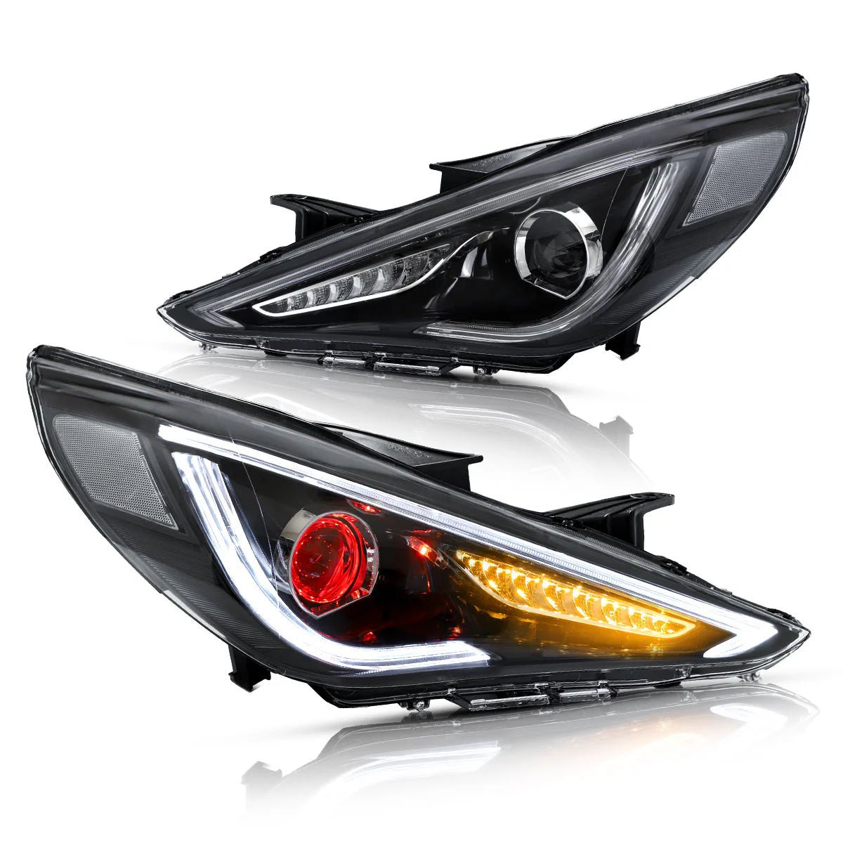 Hyundai Sonata Except Hybrid Models LED Headlights 2011 - 2014