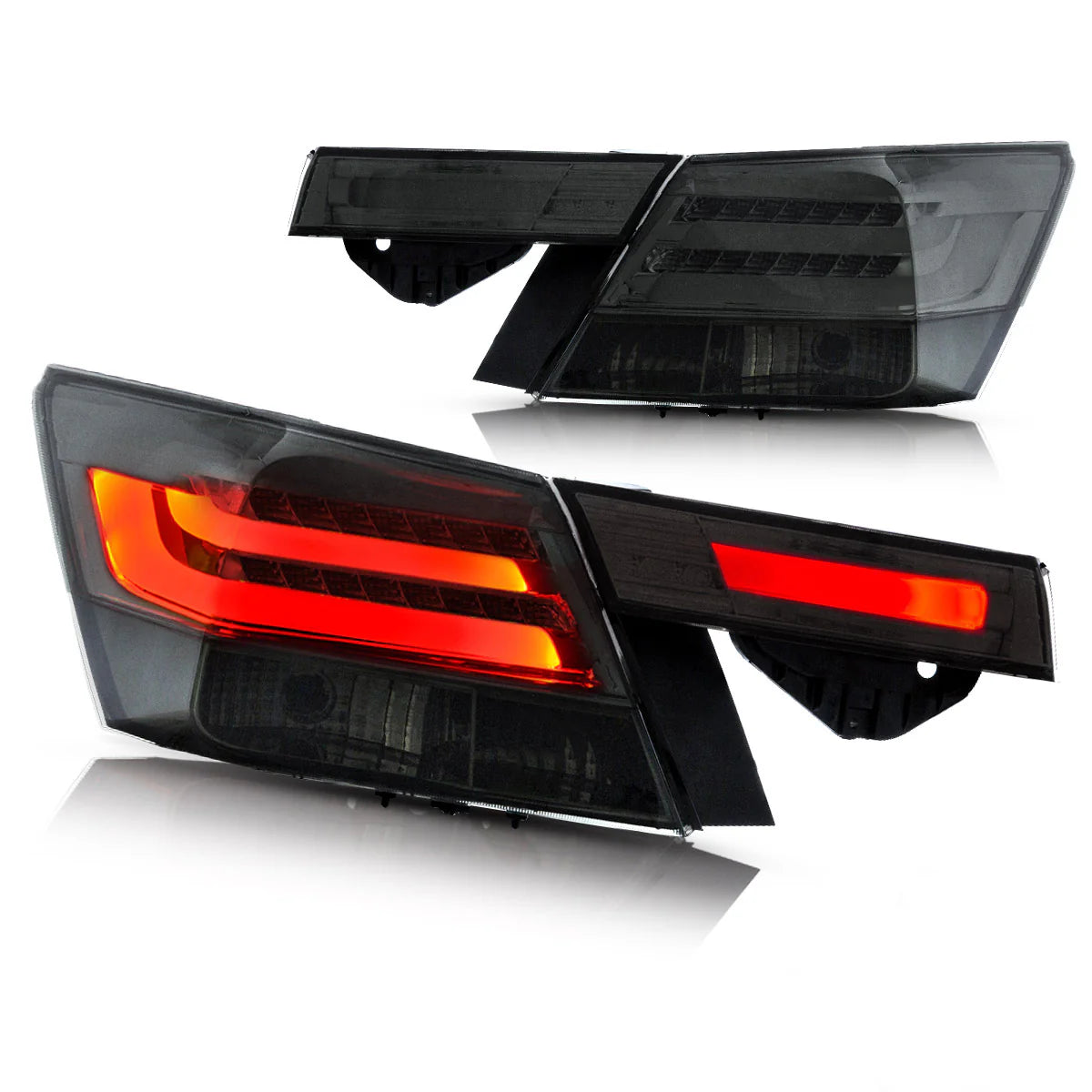 2008 - 2012 Honda Accord Inspire Aftermarket Rear Lamps LED Taillights