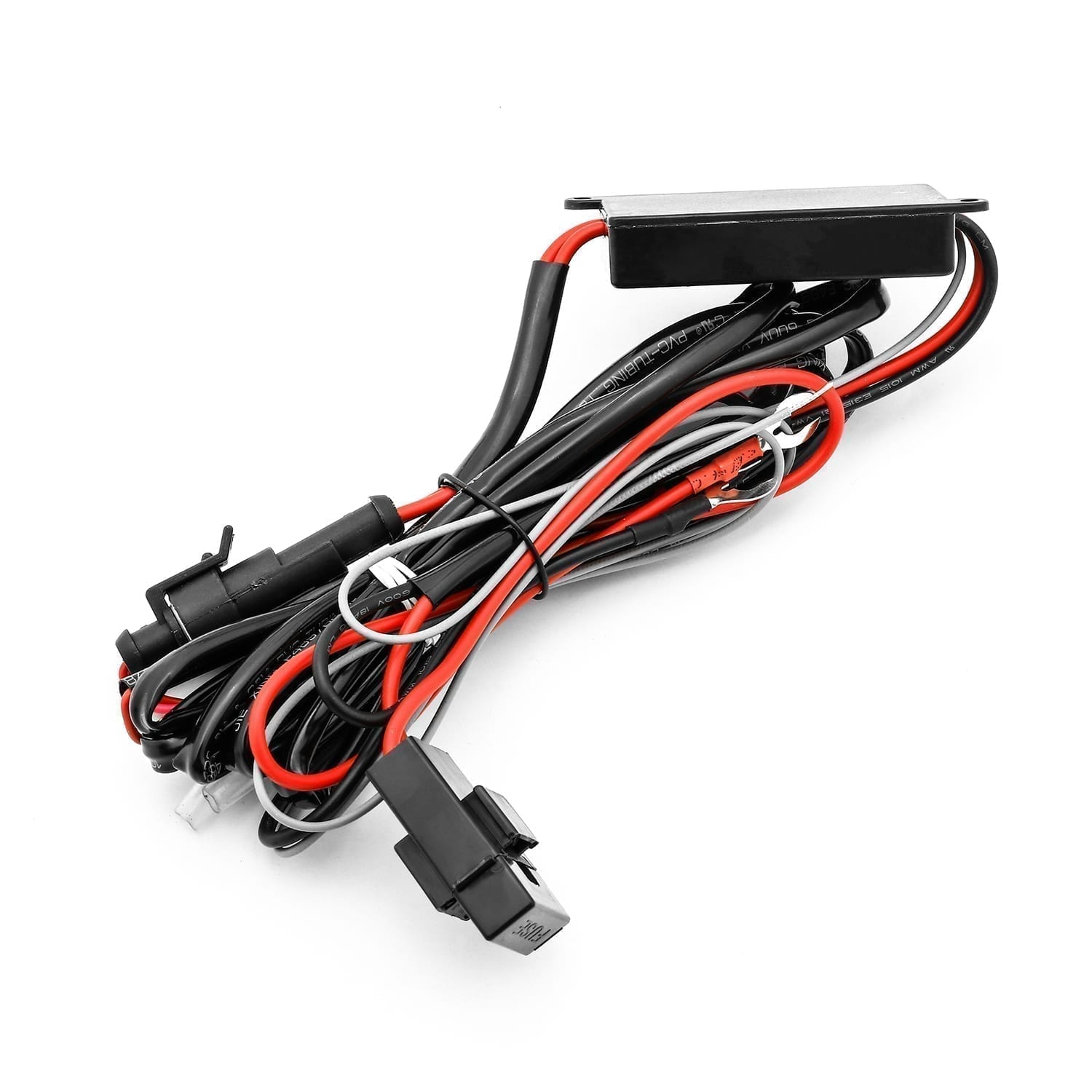 10-12 Ford Mustang LUXX-Series LED Projector Headlights Black | AlphaRex