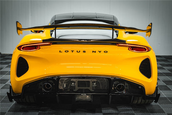 Lotus Emira NYO MNK Style Dry Carbon Fiber Rear Diffuser Lip 2021