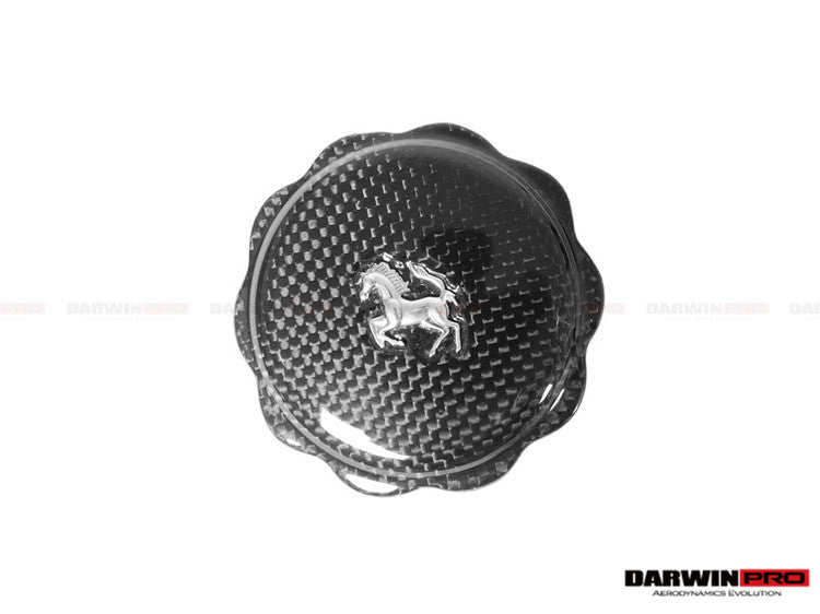 2010 - 2023 Ferrari (ALL MODELS) Dry Carbon Fiber Oil Cap cover