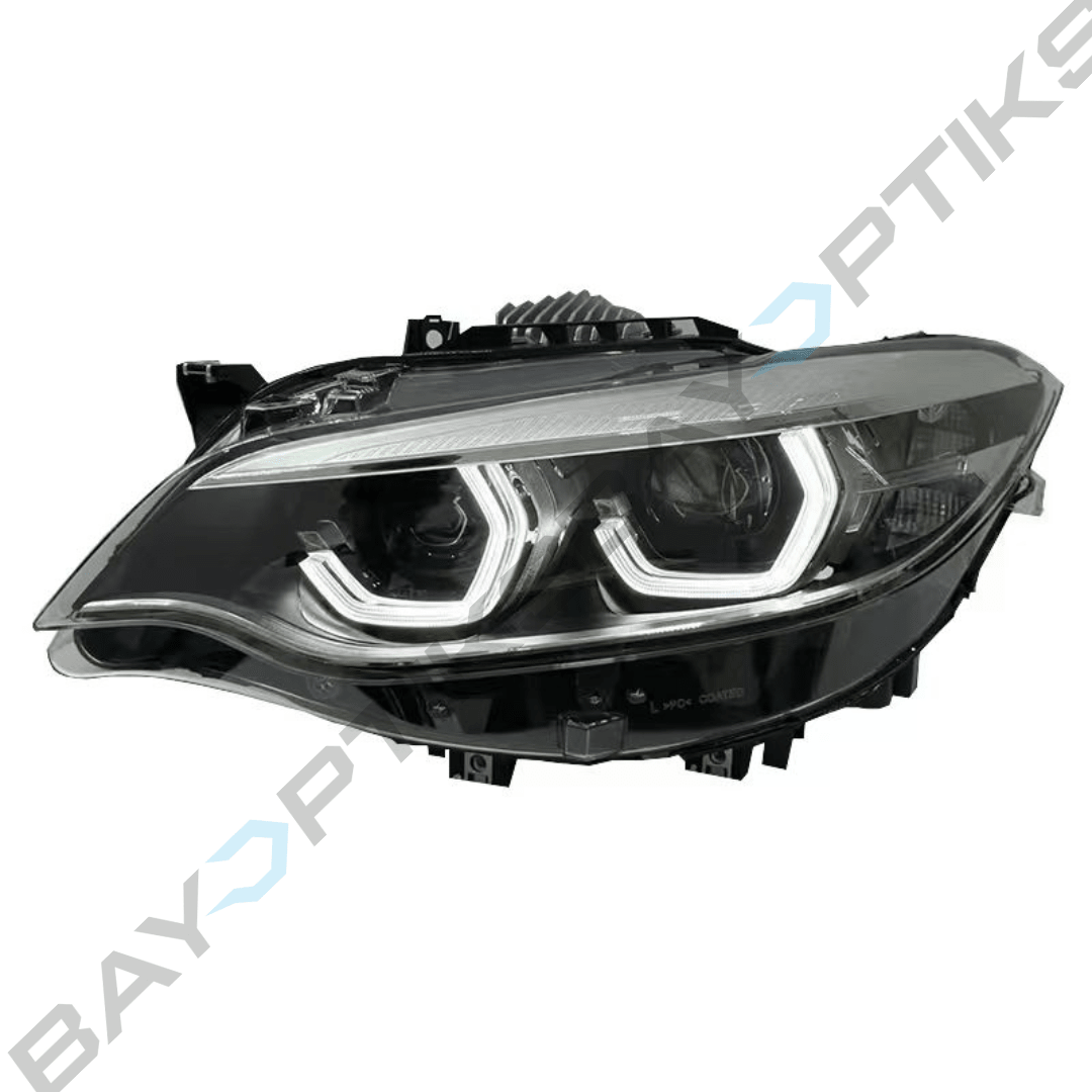 BMW 2 Series F22 LCI Style Ikon CSL Yellow White Amber LED Headlights 2014-2021