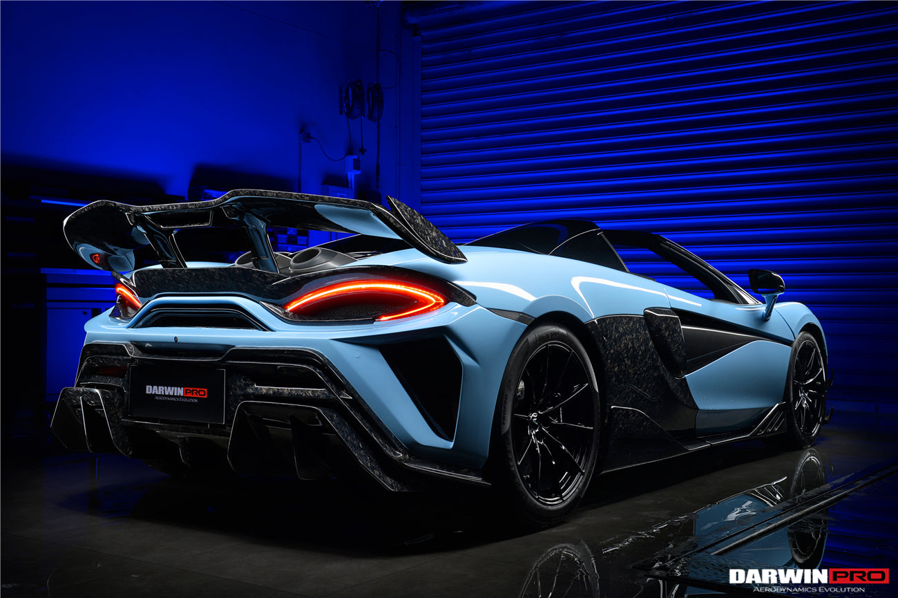 2015 - 2021 McLaren 540c & 570s BKSS Style Rear Bumper and Wing and Engine Trunk and Exhaust
