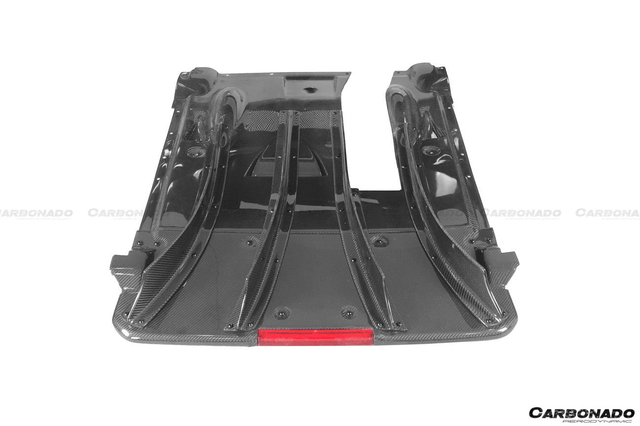 2008 - 2022 Nissan GTR R35 CBA/DBA/EBA TS Style Rear Bumper w/ Diffuser & Fins