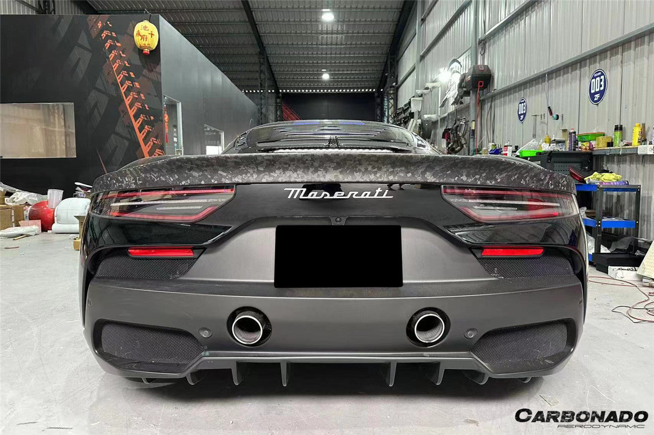 2020 - 2024 Maserati MC20 SVD Style Dry Carbon Fiber Rear Ducktail Spoiler