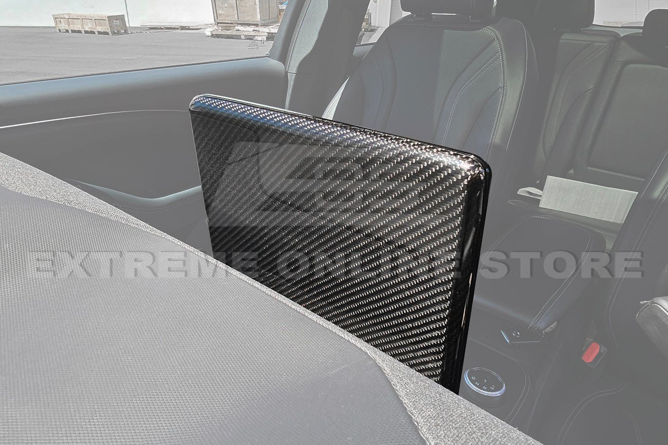 Ford Mustang Mach-E Factory Style Dry Carbon Fiber Navigation Monitor Cover 2021-Up