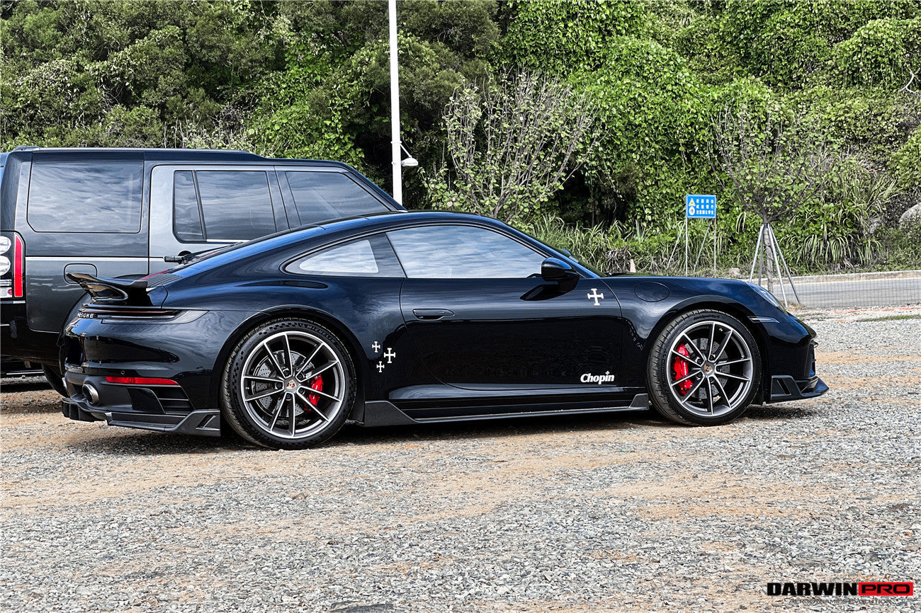 2019 - 2023 Porsche 911 992 Carrera S & 4 & 4S & Targa & Cabriolet BKSS Style Side Skirts