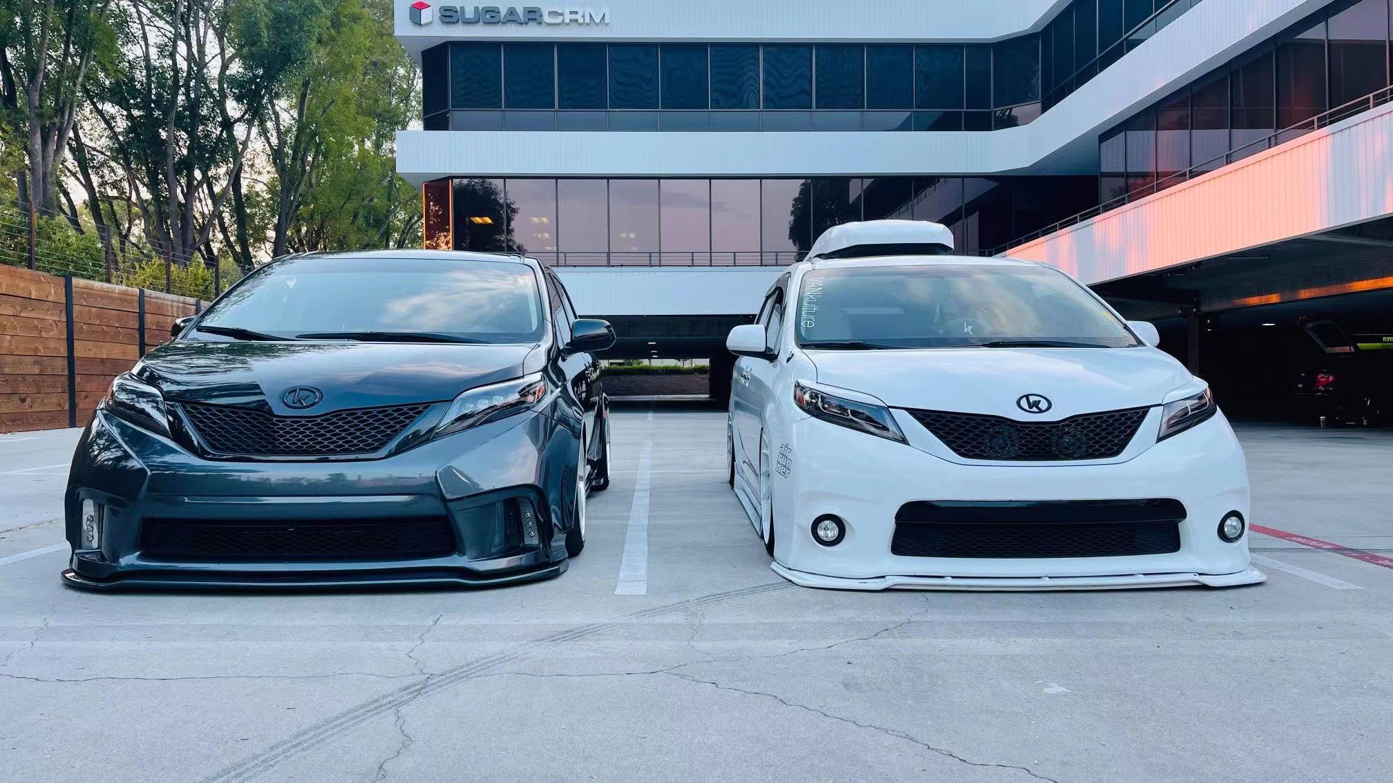 11-20 Toyota Sienna LUXX-Series Projector Headlights Alpha-Black | AlphaRex