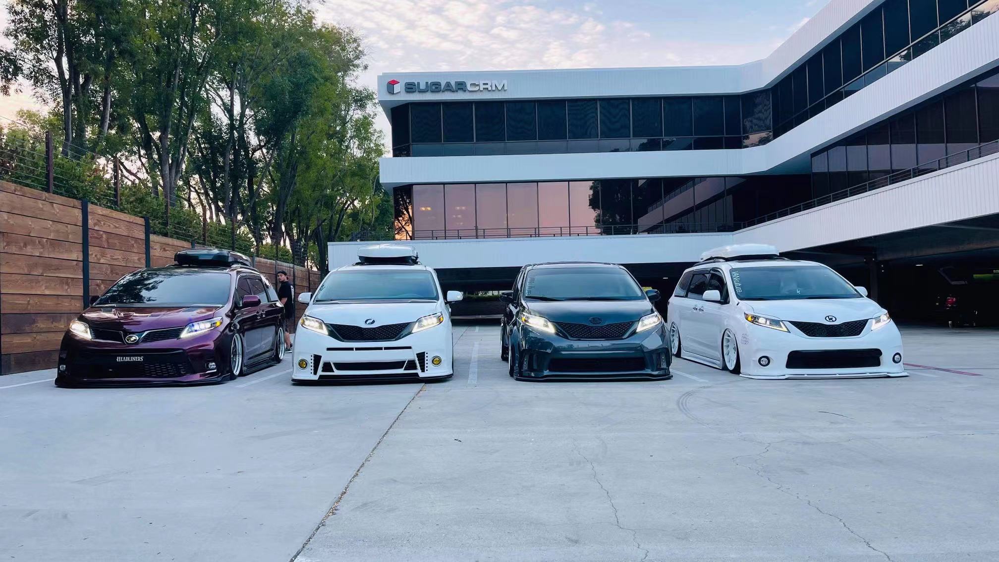 11-20 Toyota Sienna NOVA-Series LED Projector Headlights Black | AlphaRex