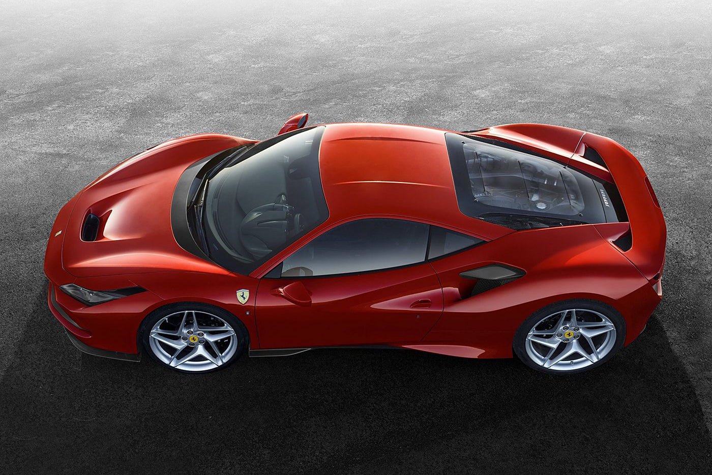 2019 - 2023 Ferrari F8 Coupe OE Style Autoclave Carbon Fiber Engine compartment outside cover