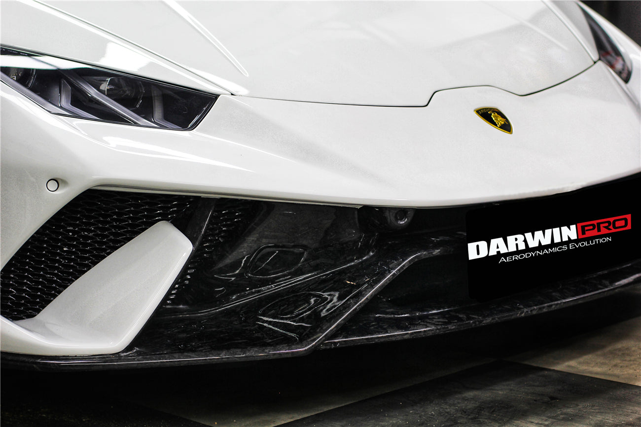 2015 - 2025 Lamborghini Huracan LP610 & LP580 & EVO & Tecnica Performante Style Partial Carbon Front Bumper