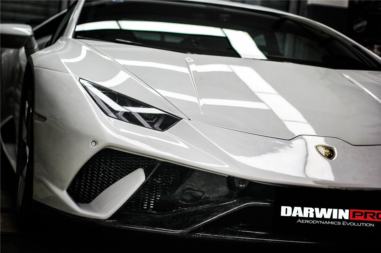 2015 - 2025 Lamborghini Huracan LP610 & LP580 & EVO & Tecnica Performante Style Partial Carbon Front Bumper