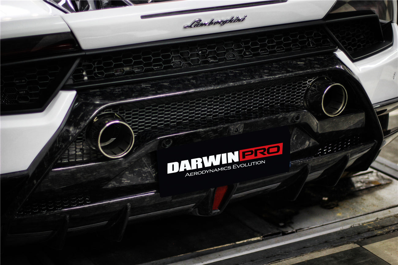2015 - 2020 Lamborghini Huracan LP610 & LP580 Performante Style Partial Carbon Rear Bumper