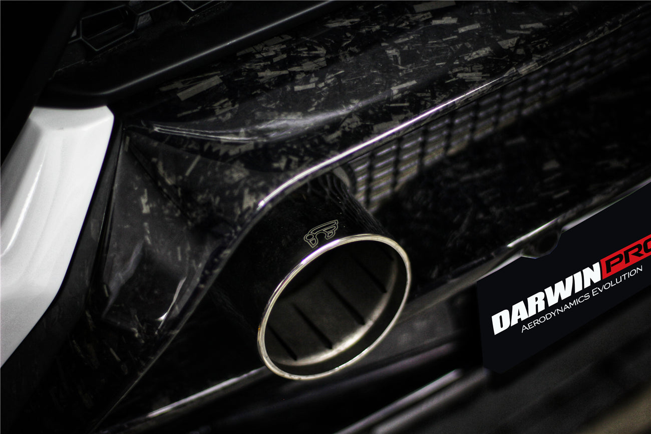 2015 - 2020 Lamborghini Huracan LP610 & LP580 Performante Style Partial Carbon Rear Bumper