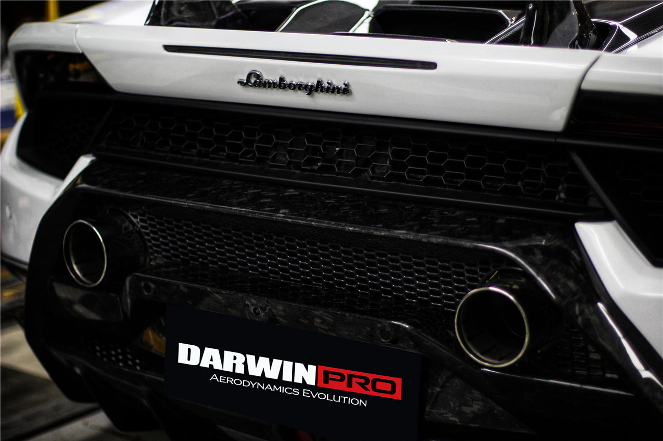 2015 - 2020 Lamborghini Huracan LP610 & LP580 Performante Style Partial Carbon Rear Bumper