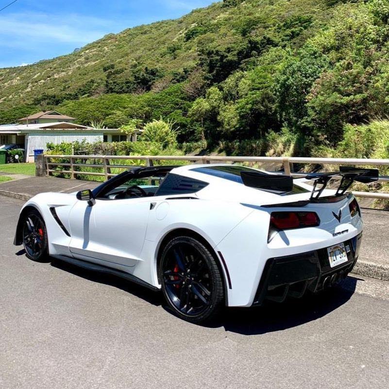 ZR1 ZTK Conversion High Wing Spoiler – Fits Corvette C7