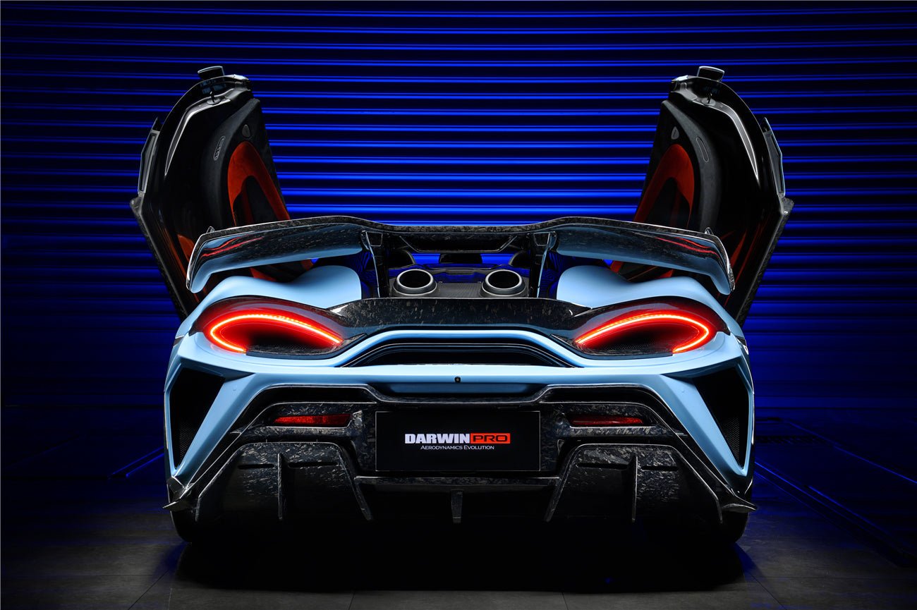 2015 - 2021 McLaren 540C & 570s BKSS Style Rear Bumper and Wing and Engine Trunk and Exhaust
