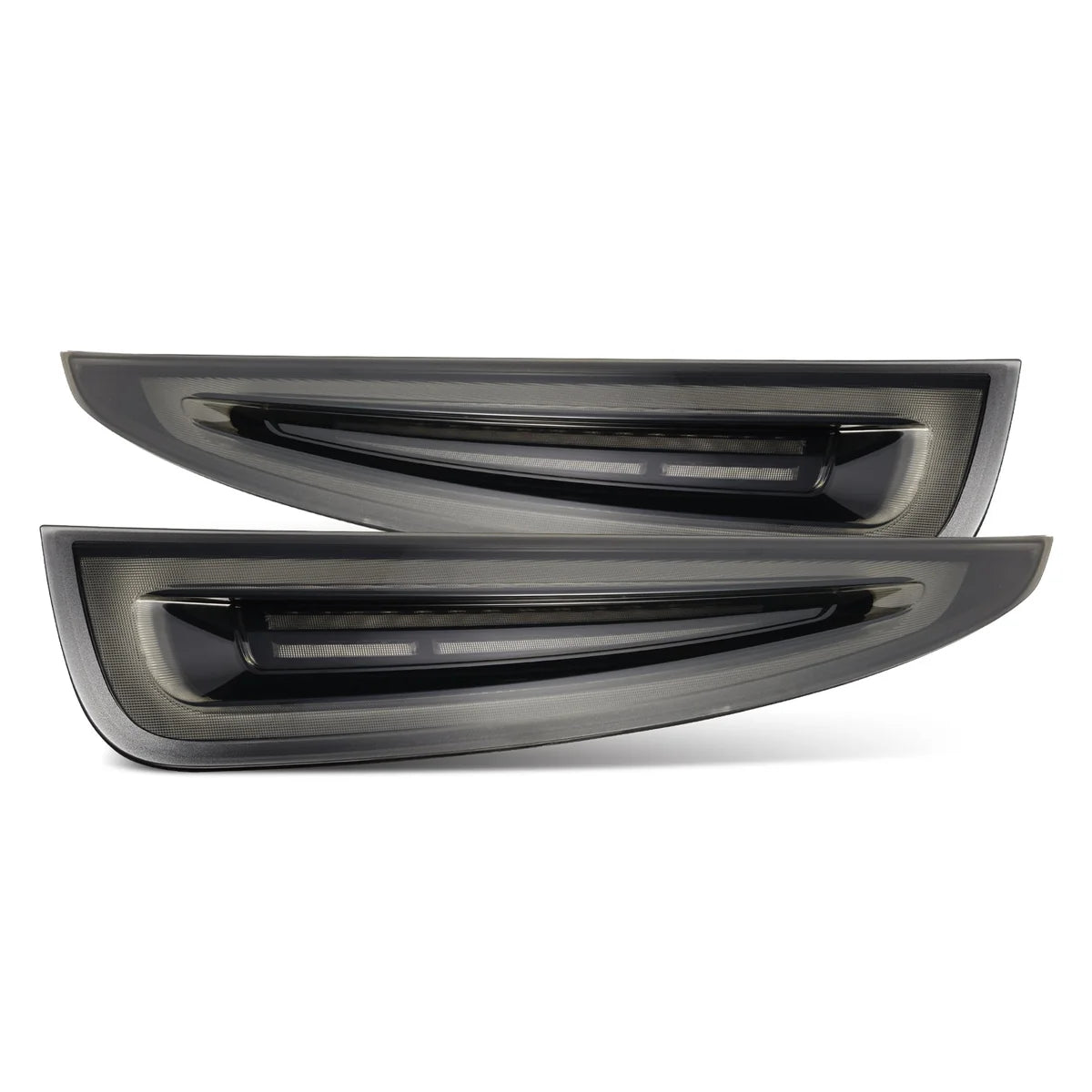 Porsche 911 991.1 NOVA-Series Prismatic LED Tail Lights Black Smoke 2012-2016