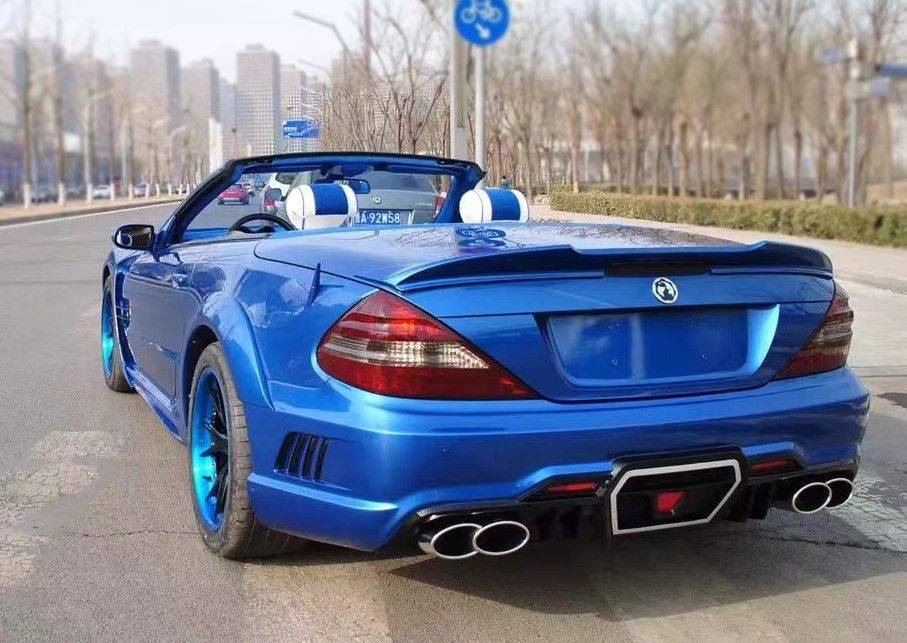 2008-2012 Mercedes Benz R230 SL-Class WD Style Trunk Spoiler - Carbonado