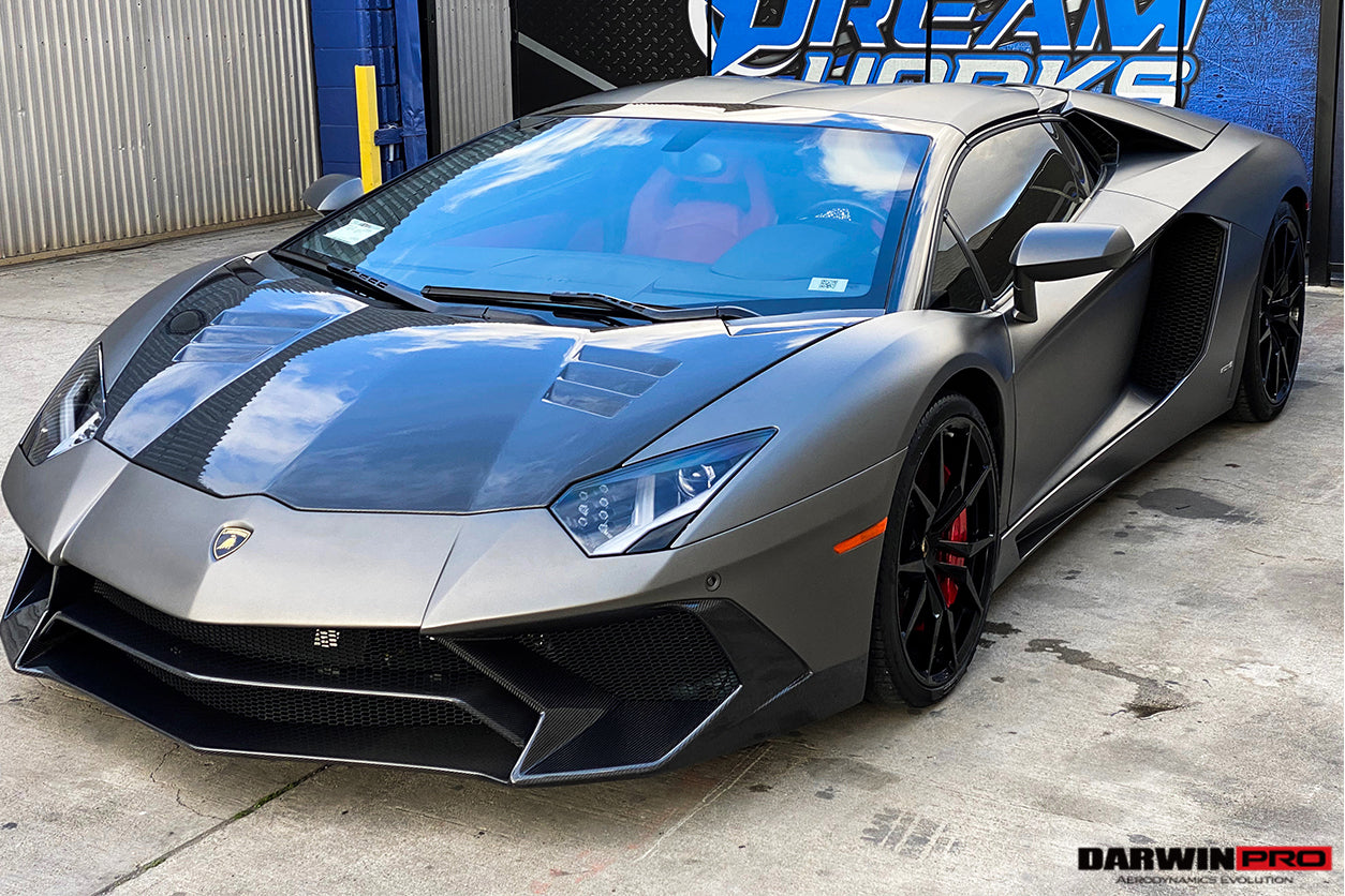 2011 - 2021 Lamborghini Aventador LP700 LP740 Coupe & Roadster SV Style Front Bumper