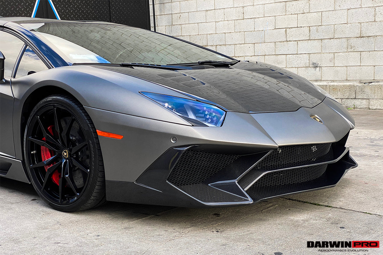 2011 - 2021 Lamborghini Aventador LP700 LP740 Coupe & Roadster SV Style Front Bumper