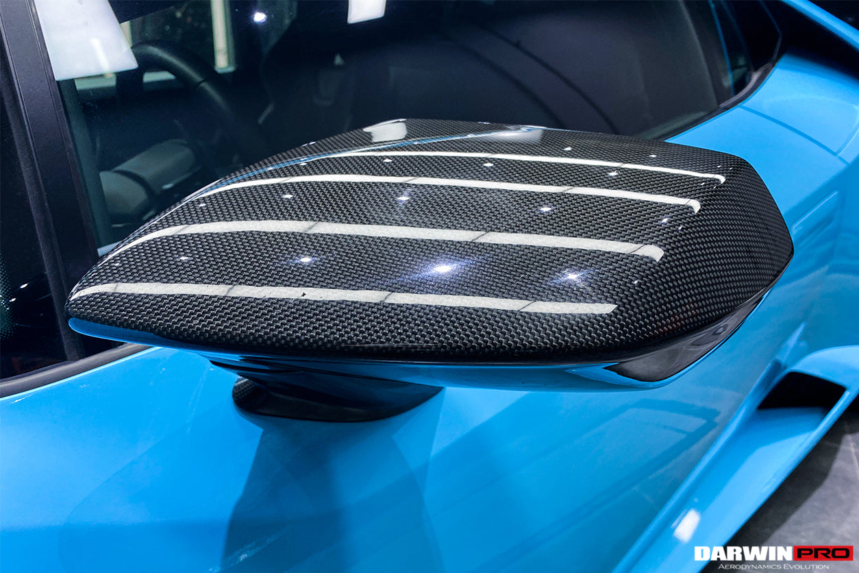 2015 - 2023 Lamborghini Huracan LP610 & LP580 & EVO & STO & PERFORMANTE Autoclave Carbon Fiber Mirror Housing Repalcement