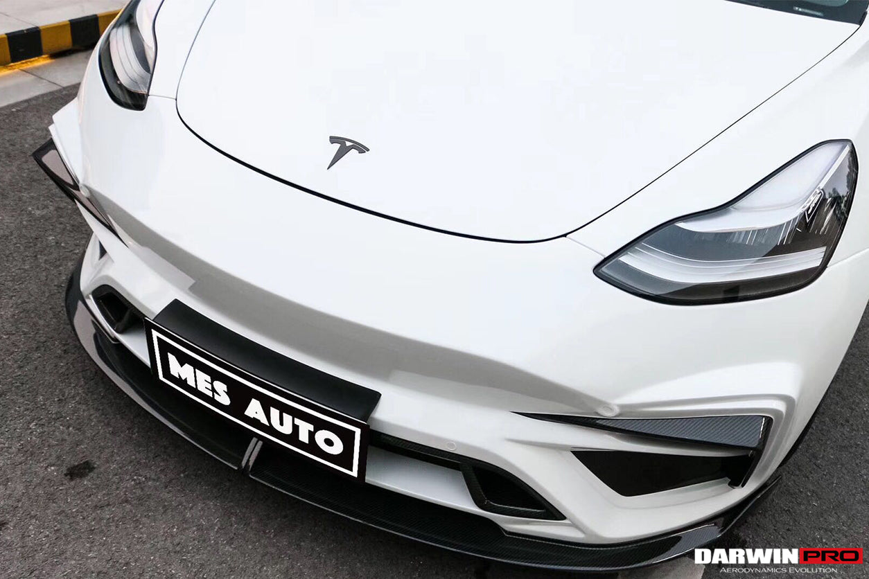 2017 - 2023 Tesla Model 3 IMP Performance Partial Carbon Fiber Front Bumper