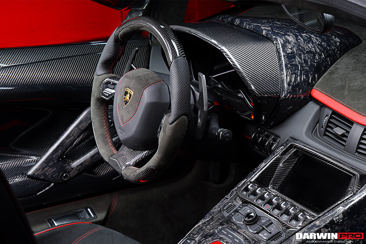 2011 - 2016 Lamborghini Aventador LP700 Coupe & Roadster Carbon Fiber Screen Surround Panel