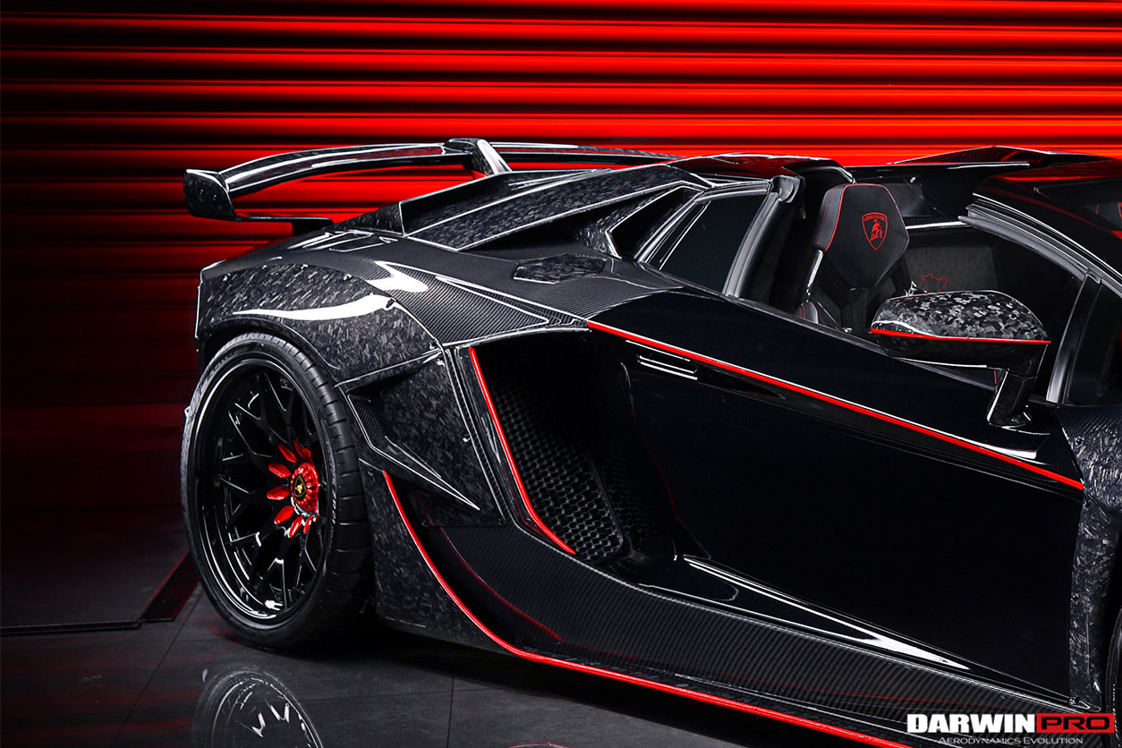 2013 - 2016 Lamborghini Aventador LP700 LP740 Roadster Carbon Fiber Rear Intake Panel
