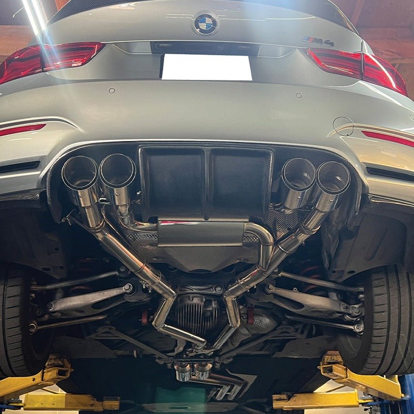BMW F80 M3 F82 F83 M4 Resonated Mid Pipe Exhaust 2014-2019 – Bayoptiks