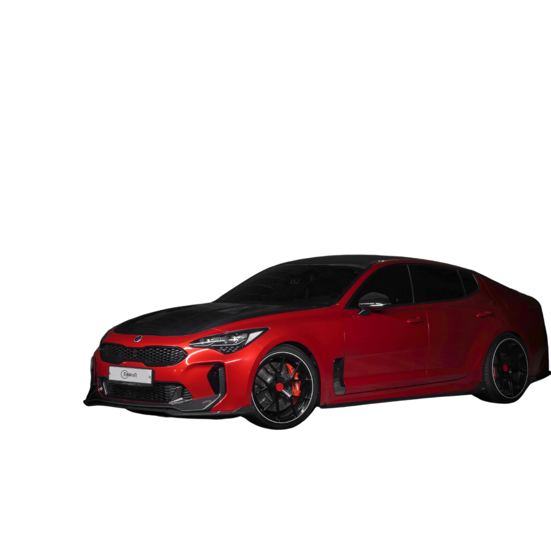 Adro Kia Stinger Carbon Fiber Front Lip V2